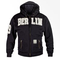 Berlin Zip Hoodie Men black