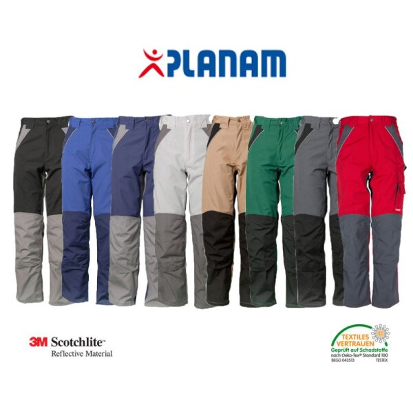 Planam Plaline - Arbeitshose Bundhose Canvas Bindung 280 g/m²